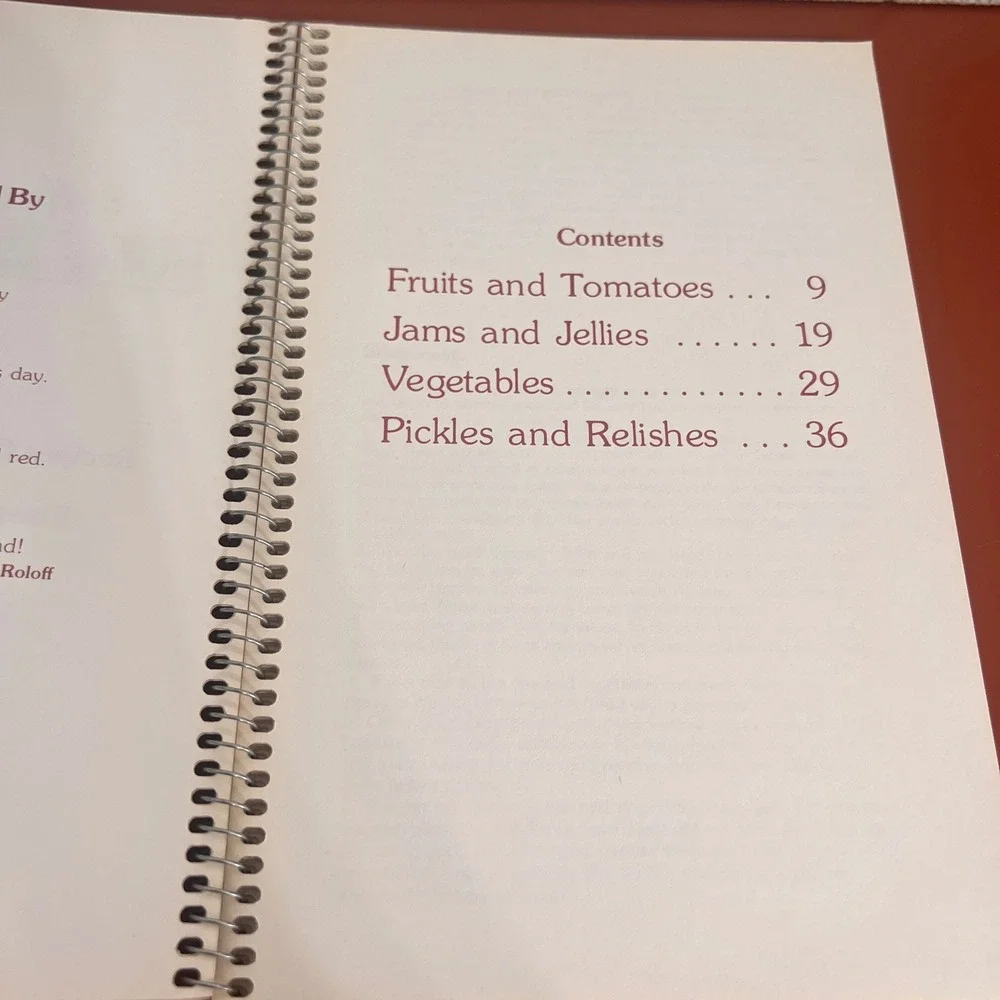 Miriam B Loo's Home Canning Guide 1981 Vintage Spiral Cookbook Current Inc 2184